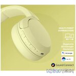 Sony WH-CH520 (Yellow) Bluetooth On-Ear Headphones - Image 11