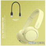 Sony WH-CH520 (Yellow) Bluetooth On-Ear Headphones - Image 12