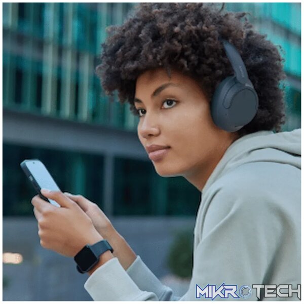 Sony WH-CH720 (Blue) Noise-Cancelling Over-Ear Headphones - Image 7