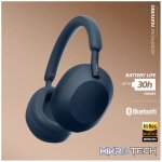 Sony WH1000XM5 (Blue) Noise-Cancelling BT Headphones - Image 4