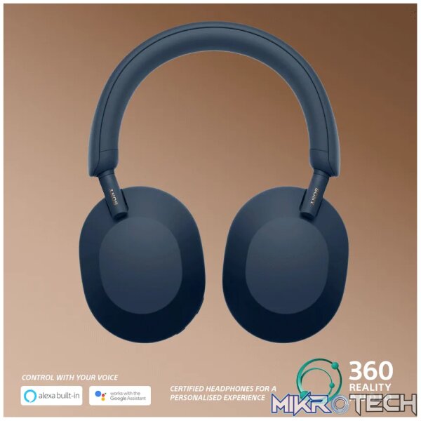 Sony WH1000XM5 (Blue) Noise-Cancelling BT Headphones Sony WH1000XM5 (Blue) Noise-Cancelling BT Headphones