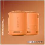 Sony XB100 Portable Bluetooth Speak - Orange - Image 4