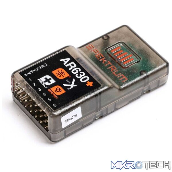 Spektrum AR630+ DSMX 6-Channel AS3X+ & SAFE Receiver Spektrum AR630+ DSMX 6-Channel AS3X+ & SAFE Receiver