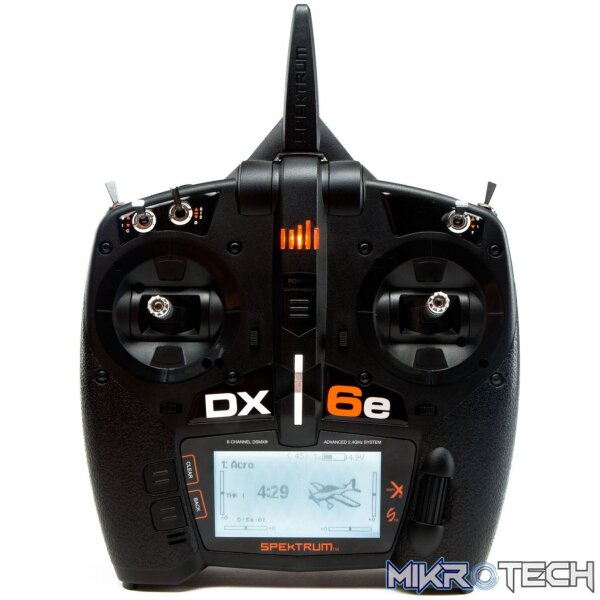 Spektrum DX6e 6-Channel DSMX Transmitter Only Spektrum DX6e 6-Channel DSMX Transmitter Only