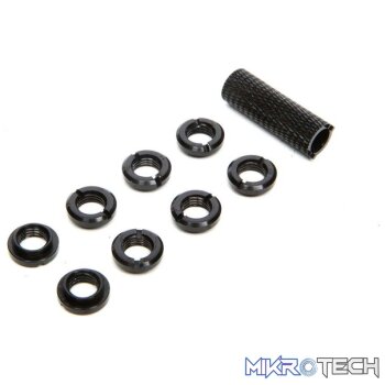 Spektrum Radio Black Switch Nuts (8) & Wrench