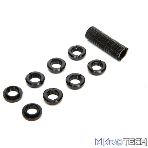 Spektrum Radio Black Switch Nuts (8) & Wrench Spektrum Radio Black Switch Nuts (8) & Wrench