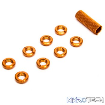 Spektrum Radio Orange Switch Nuts (8) & Wrench