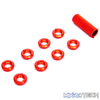 Spektrum Radio Red Switch Nuts (8) & Wrench
