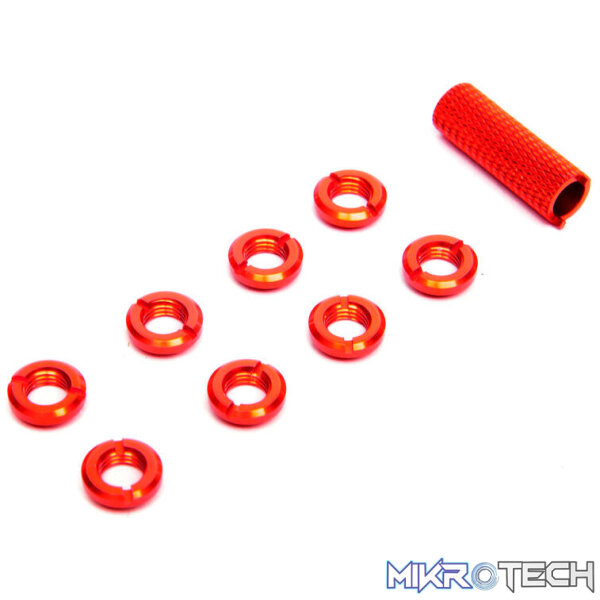 Spektrum Radio Red Switch Nuts (8) & Wrench Spektrum Radio Red Switch Nuts (8) & Wrench