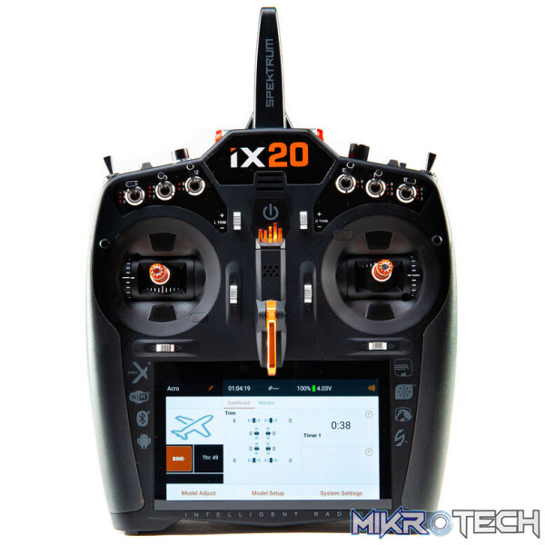 Spektrum iX20 20-Channel DSMX Transmitter Only Spektrum iX20 20-Channel DSMX Transmitter Only