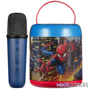 Spider-Man LED Karaoke Speaker with Microphone
