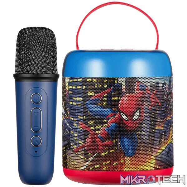 Spider-Man LED Karaoke Speaker with Microphone Spider-Man LED Karaoke Speaker with Microphone