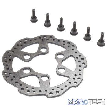 Steel Front Brake Rotor with Screws: Promoto-MX