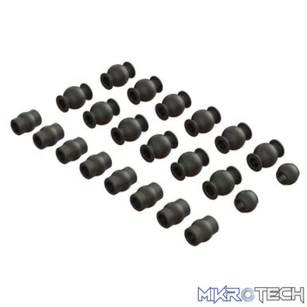 Steel Pivot Ball Set - 12x7mm 10x6mm Steel Pivot Ball Set - 12x7mm 10x6mm