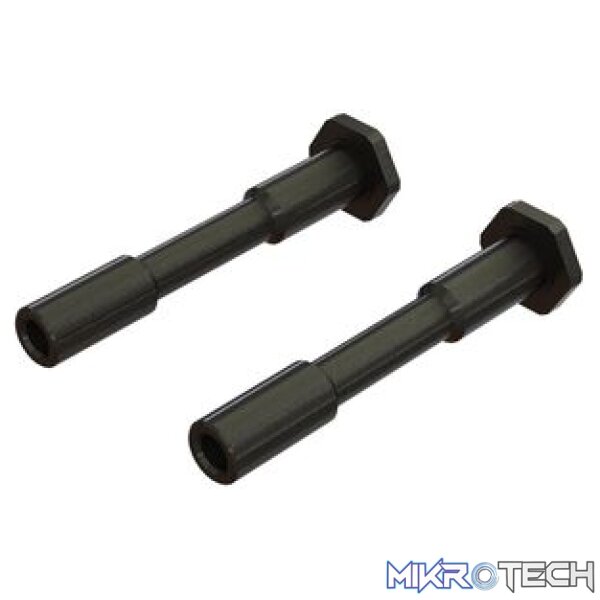 Steel Steering Post 6x42mm Black (2) Steel Steering Post 6x42mm Black (2)