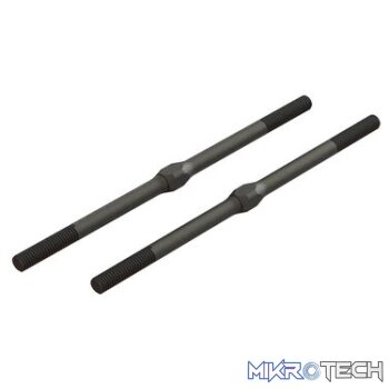 Steel Turnbuckle M4x95mm Black (2)