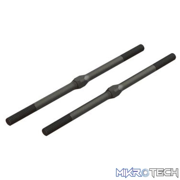 Steel Turnbuckle M4x95mm Black (2) Steel Turnbuckle M4x95mm Black (2)