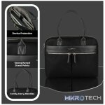 SupaNova Sienna  14.1' Ladies Laptop Bag - Black - Image 5
