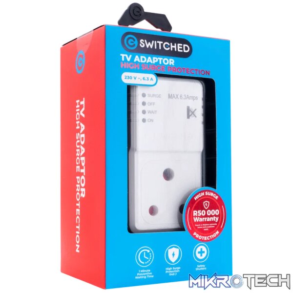 Switched 1-Way TV High-Surge Adaptor - Image 9