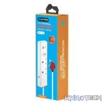 Switched 3-Way Medium Surge-Protected Multiplug with 1x Type-C + 3.4a USB Ports - 0.5m - White - Image 5