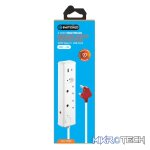Switched 3-Way Medium Surge-Protected Multiplug with 1x Type-C + 3.4a USB Ports - 0.5m - White - Image 6