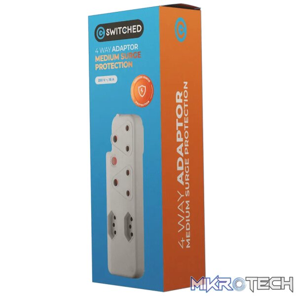 Switched 4-Way Medium Surge Adaptor - Image 3