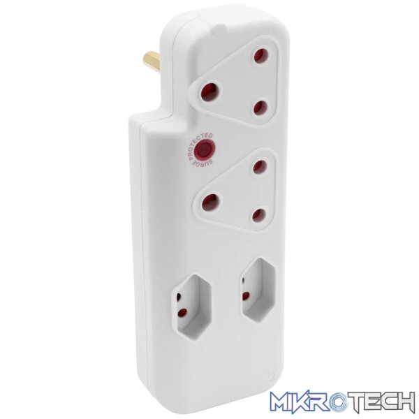 Switched 4-Way Medium Surge Adaptor Switched 4-Way Medium Surge Adaptor