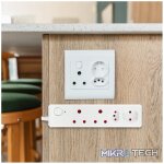 Switched 4-Way Medium Surge-Protected Multiplug 0.5m Cord - White - Image 7