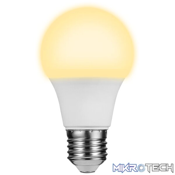 Switched 7w A60 Light Bulb E27 - Warm White - Image 3