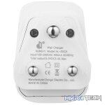 Switched Halo Fast Charge Power Adaptor, USB and Type-C Ports, Output 20w - Soft Touch Night Light - Image 6