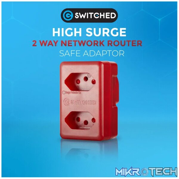 Switched High Surge 2-Way Network Router Safe Adaptor - Image 12