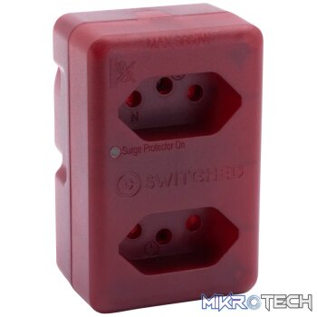 Switched High Surge 2-Way Network Router Safe Adaptor