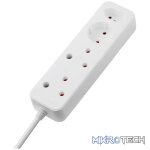 Switched High Surge 4-Way Multiplug 0.5m 1140j - Image 5