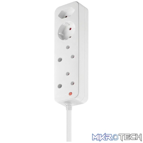Switched High Surge 4-Way Multiplug 0.5m 1140j - Image 6