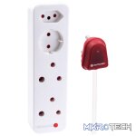 Switched High Surge 4-Way Multiplug 3m 1140J
