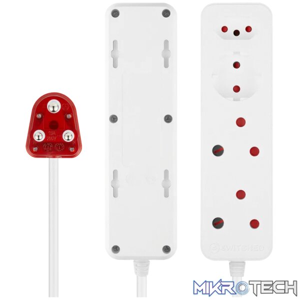 Switched High Surge 4-Way Multiplug 3m 1140J - Image 4