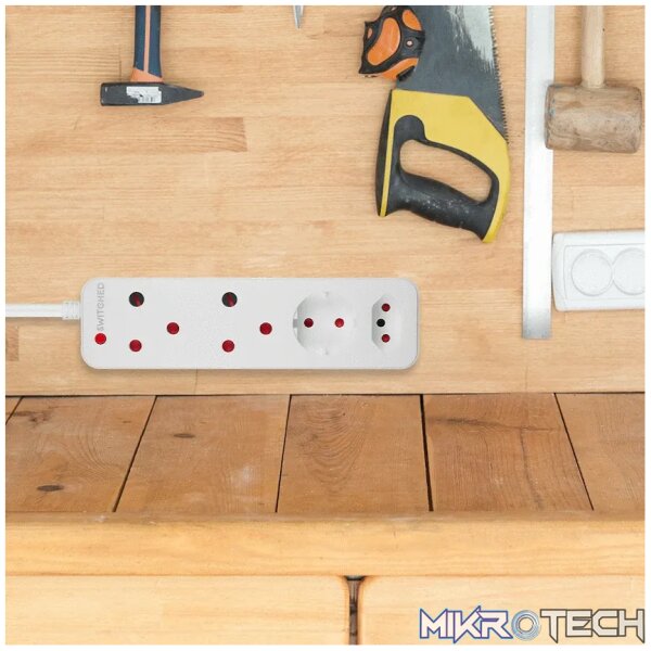 Switched High Surge 4-Way Multiplug 5m 1140J - Image 5
