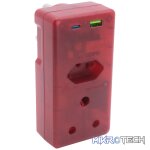 Switched High Surge Multi Adaptor with USB + Type-C PD20W