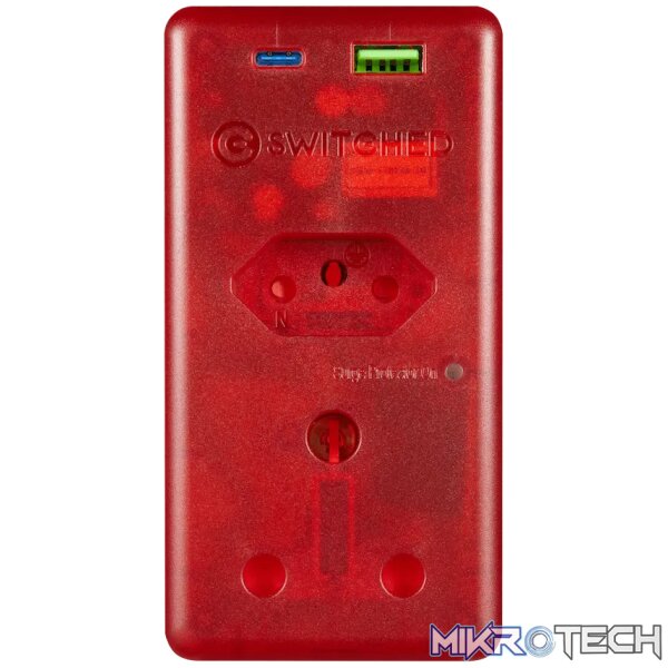 Switched High Surge Multi Adaptor with USB + Type-C PD20W - Image 3