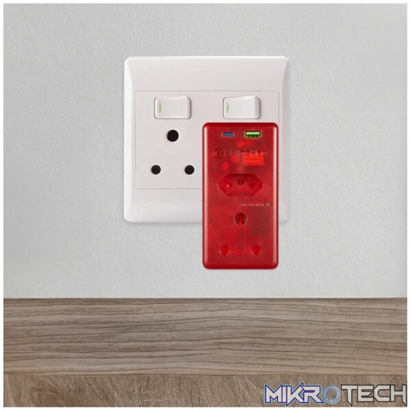 Switched High Surge Multi Adaptor with USB + Type-C PD20W - Image 8