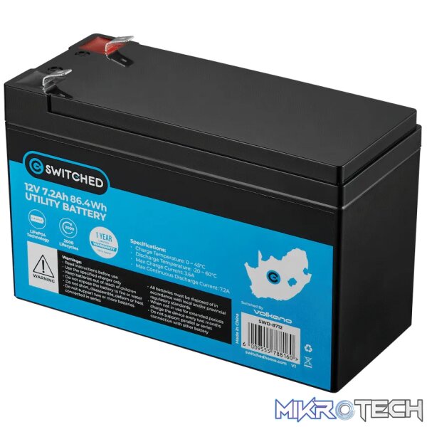 Switched LiFePO4 Gate Motor/Alarm Battery Switched LiFePO4 Gate Motor/Alarm Battery