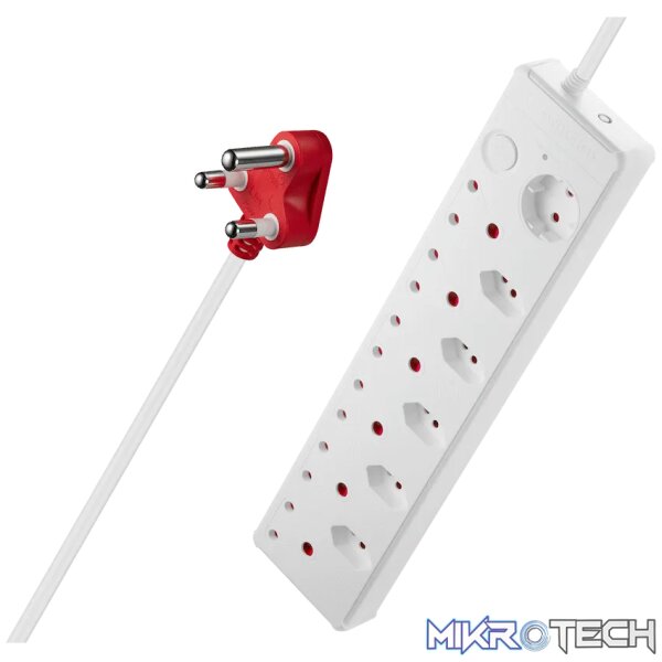 Switched Medium Surge 12-Way Multiplug 0.5m - Image 2