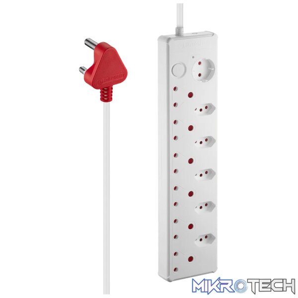 Switched Medium Surge 12-Way Multiplug 0.5m - Image 5