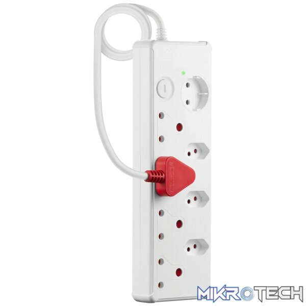 Switched Medium Surge 8-Way Multiplug 0.5m - Image 2