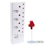 Switched Medium Surge 8-Way Multiplug 0.5m
