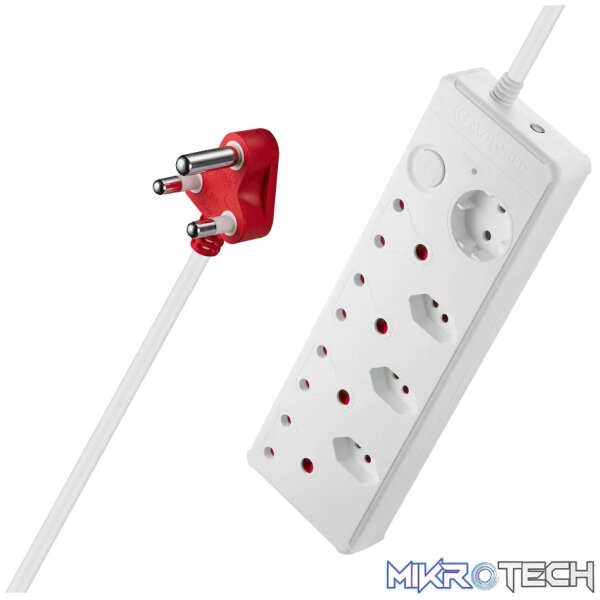 Switched Medium Surge 8-Way Multiplug 0.5m - Image 4