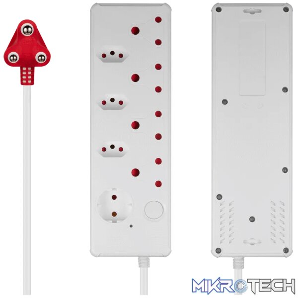 Switched Medium Surge 8-Way Multiplug 0.5m - Image 6