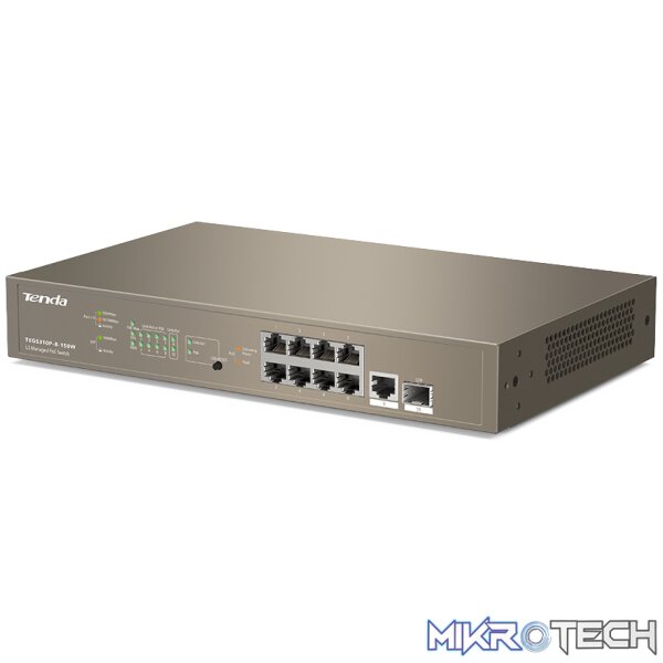 TEG5310P-8-150W    L3 Managed PoE Switch - Image 3