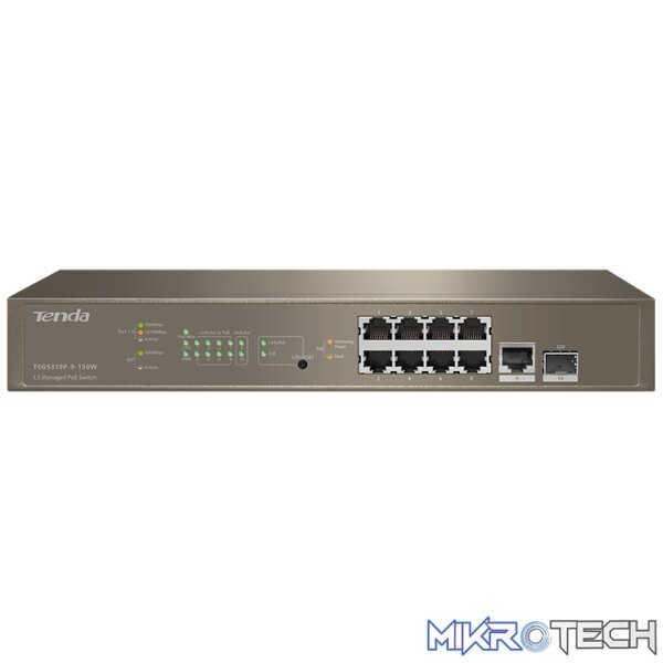 TEG5310P-8-150W    L3 Managed PoE Switch - Image 7