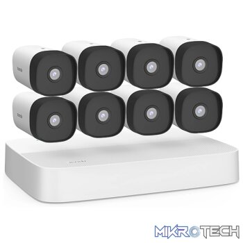 TENDA NVR KIT BULLET 8 CHANNEL POE